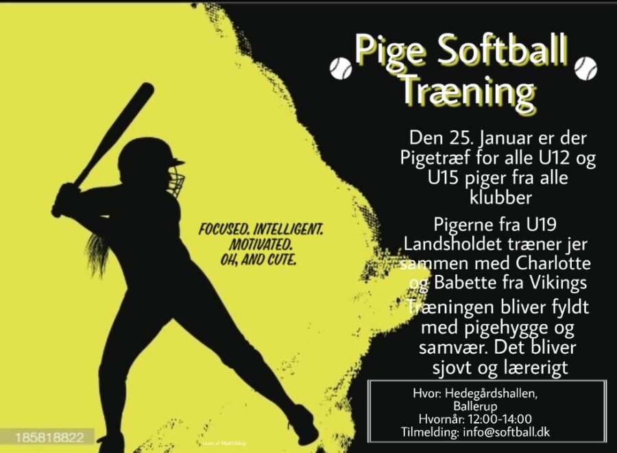 Pige Softball Træning Pige Softball Træning