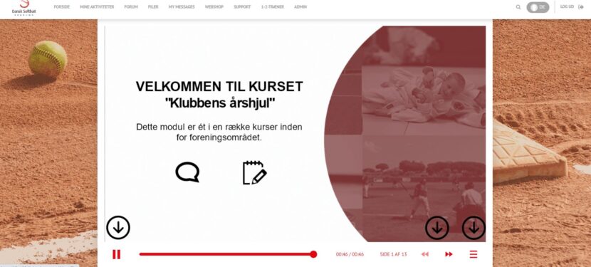 e-læringskurset: Klubbens årshjul